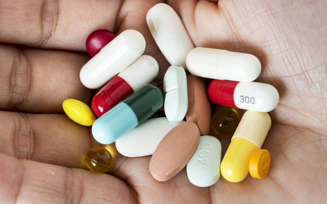 Closeup of pills